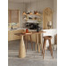 High Foot Table Island Table Dining Table Solid Wood Wall Table