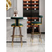 Luxury Bar Chairs Modern Chinese Styled Backless Counter Stools