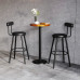 Nordic Bar Stool High Footstool Home Backrest