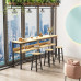 wall mounted cafe table chairs wall mounted cafe table chairs