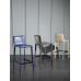 Modern Bar Stool Back Saddle Chair