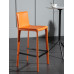 Modern Bar Stool Back Saddle Chair