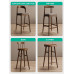 Wood High Bar Table Home Kitchen