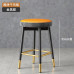 Modern minimalist bar stool cashier counter high stool back luxury home iron bar front stool Modern minimalist bar stool cashier counter high stool back luxury home iron bar front stool