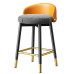 Modern minimalist bar stool cashier counter high stool back luxury home iron bar front stool Modern minimalist bar stool cashier counter high stool back luxury home iron bar front stool