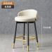Modern minimalist bar stool cashier counter high stool back luxury home iron bar front stool Modern minimalist bar stool cashier counter high stool back luxury home iron bar front stool
