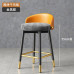 Modern minimalist bar stool cashier counter high stool back luxury home iron bar front stool Modern minimalist bar stool cashier counter high stool back luxury home iron bar front stool