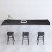 Solid Wood Bar Table Home Living Room Divider Small Balcony Window Long Table Coffee High Foot Table
