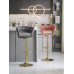 Nordic Bar Chair Adjustable Swivel Home Bar Stool Luxury Modern Minimalistic Armrest Cashier High Stool