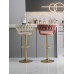 Nordic Bar Chair Adjustable Swivel Home Bar Stool Luxury Modern Minimalistic Armrest Cashier High Stool
