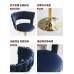 Nordic Bar Chair Adjustable Swivel Home Bar Stool Luxury Modern Minimalistic Armrest Cashier High Stool