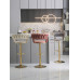 Nordic Bar Chair Adjustable Swivel Home Bar Stool Luxury Modern Minimalistic Armrest Cashier High Stool