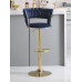 Nordic Bar Chair Adjustable Swivel Home Bar Stool Luxury Modern Minimalistic Armrest Cashier High Stool
