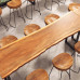 Wooden Bar Table WallMounted Home Balcony Lounge Table Simple Bar Table Stool Set