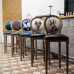 Solid Wood Bar Stools Simple American Retro Style 3 Solid Wood Bar Stools Simple American Retro Style 3