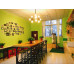 Iron Solid Wood Bar Table With Chairs High Stool