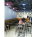 Iron Solid Wood Bar Table With Chairs High Stool