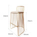 Bride Veil Bar Chair Stool Steel Bride Veil Bar Chair Stool Steel