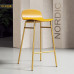 Nordic Upholstered Backbar Counterstool Home Bar Stool Modern Minimalist High Footstool Bar Chair Nordic Upholstered Backbar Counterstool Home Bar Stool Modern Minimalist High Footstool Bar Chair
