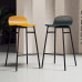 Nordic Upholstered Backbar Counterstool Home Bar Stool Modern Minimalist High Footstool Bar Chair Nordic Upholstered Backbar Counterstool Home Bar Stool Modern Minimalist High Footstool Bar Chair