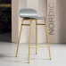 Nordic Upholstered Backbar Counterstool Home Bar Stool Modern Minimalist High Footstool Bar Chair Nordic Upholstered Backbar Counterstool Home Bar Stool Modern Minimalist High Footstool Bar Chair
