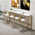 Scandinavian Minimalist Bar Table Chairs Marble Cafe Set Scandinavian Minimalist Bar Table Chairs Marble Cafe Set