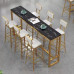 Nordic Bar Table Marble Simple Bar Stool High Stool Cafe Table Chair Home Bar Nordic Bar Table Marble Simple Bar Stool High Stool Cafe Table Chair Home Bar