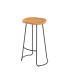 Wooden Balcony Bar Table Wall Narrow Iron Long Table Home Bar Milk Tea Shop High Stool Table Chair Set Wooden Balcony Bar Table Wall Narrow Iron Long Table Home Bar Milk Tea Shop High Stool Table Chair Set