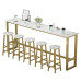Wall Supported Tables Home Balcony Windows Tables Boba Shop Chairs Commercial Luxe Long Tables High Footed Tables Narrow Tables