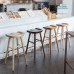 Nordic Bar Stools Wooden Stools Home Benches Simple Bar Chairs Tea Shop Bar Stools Nordic Bar Stools Wooden Stools Home Benches Simple Bar Chairs Tea Shop Bar Stools