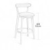 Scandinavian Solid Wood Barstool Scandinavian Solid Wood Barstool