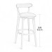 Scandinavian Solid Wood Barstool Scandinavian Solid Wood Barstool