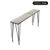Light Luxury Marble Living Room Partition Wall Long Balcony Home High Foot Table Chair Set