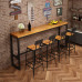 Nordic Solid Bar Table Chair Table Stool Coffee Bench High Stool Wall Long Table Modern Minimal