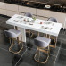 Scandinavian Luxury Marble Bar Table for Home Living Room Partition Small Space Modern Minimalist Integrated Table Scandinavian Luxury Marble Bar Table for Home Living Room Partition Small Space Modern Minimalist Integrated Table