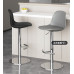 Modern Barstool with Stainless Steel Base Modern Barstool with Stainless Steel Base