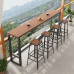 Outdoor Wooden Anticorrosion Bar Table Chair Set Outdoor Wooden Anticorrosion Bar Table Chair Set