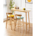 Scandinavian Solid Wood Counter Table Chair Set