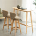 Scandinavian Solid Wood Counter Table Chair Set