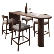 Wooden Bar Table for Home Living Room Partition American High Leg Wall Table Balcony Narrow Table Nordic Bar Table Chair Window Wooden Bar Table for Home Living Room Partition American High Leg Wall Table Balcony Narrow Table Nordic Bar Table Chair Window