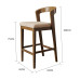 Wooden Bar Table for Home Living Room Partition American High Leg Wall Table Balcony Narrow Table Nordic Bar Table Chair Window