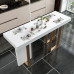 Nordic Marble Bar Table Home Living Room Balcony Simple Partition Wall Light Luxury High Foot Bar Table Dining Table Set