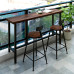 American Outdoor Preserved Wood Bar Table Balcony Window High Stool Table Chairs Home Outdoor Bar Table American Outdoor Preserved Wood Bar Table Balcony Window High Stool Table Chairs Home Outdoor Bar Table