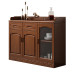 Wooden Sideboard Cupboard Wine Cabinet Tea Cupboard Multifunctional Kitchen Tea Chest Home Preparing Cupboard Bowl Cupboard Cabinet