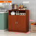 Multifunctional Cabinet Microwave Cupboard Storage Tea Water Sideboard Dining Cabinet