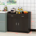 Multifunctional Cabinet Microwave Cupboard Storage Tea Water Sideboard Dining Cabinet