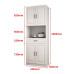 Kitchen Cabinet Glass Cupboard Microwave Cabinet Wine Cabinet Storage Cupboard