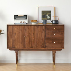 Scandinavian Black Walnut Sideboard