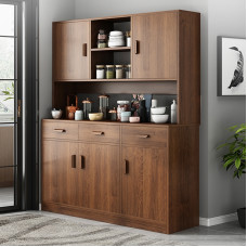 Home Dining Side Cabinet Storage Kitchen Cabinet Pantry Floor Stock Cabinets Wall Mount Shelves Living Room Tea Cabinet