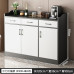 Home Dining Side Cabinet Storage Kitchen Cabinet Pantry Floor Stock Cabinets Wall Mount Shelves Living Room Tea Cabinet